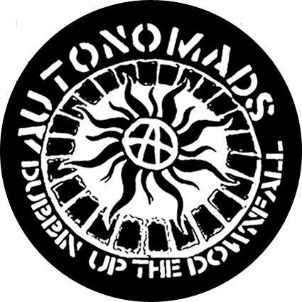 Badge Autonomads - soleil anarchy – réf. 114