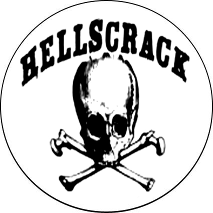 Badge Hellscrack - tete de mort – réf. 153