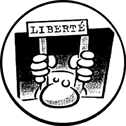 Badge Liberté prison – réf 009