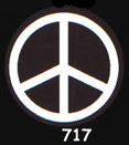 Badge peace and love