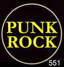 Badge Punkrock jaune