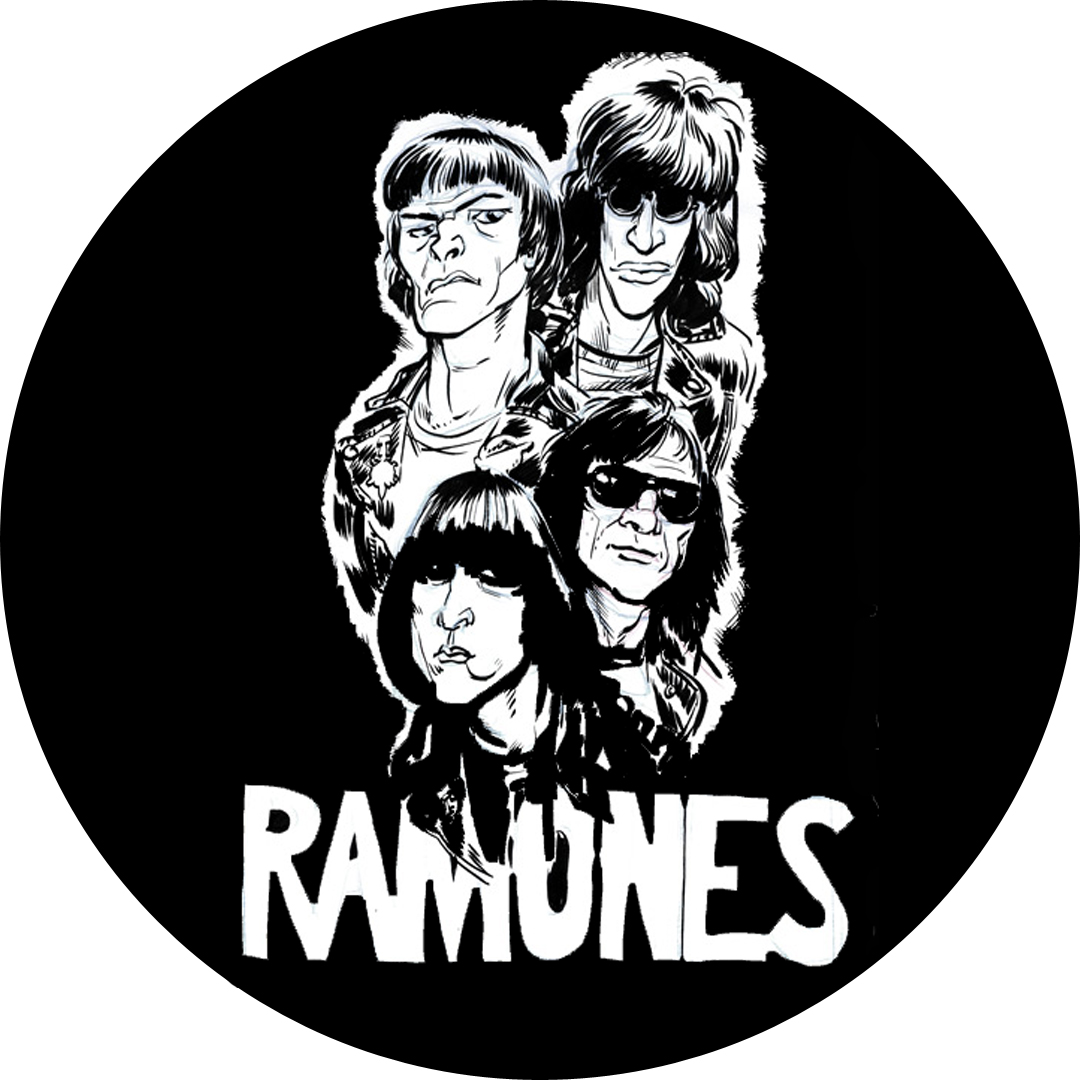Badge Ramones – groupe – réf.145