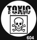Badge Tête toxic