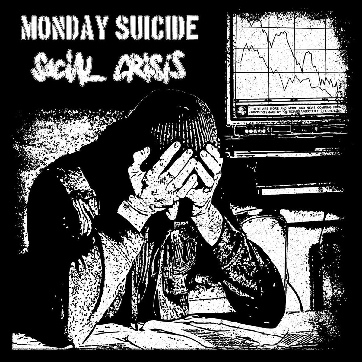 MONDAY SUICIDE / SOCIAL CRISIS - split - LP