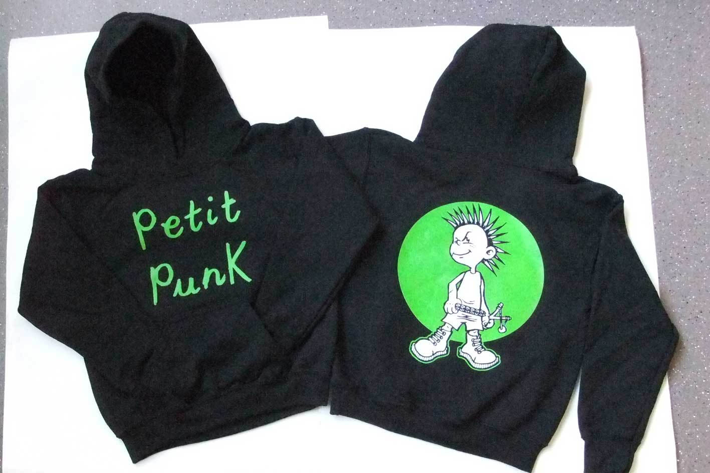 PETIT PUNK ? Sweat hooded for children
