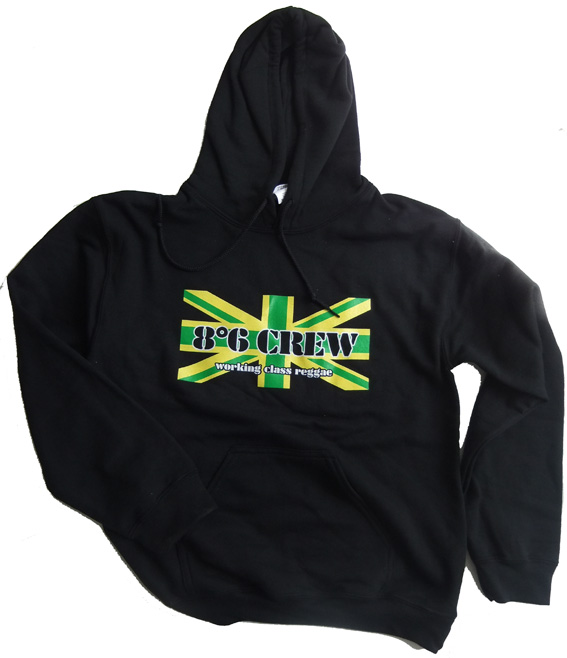 8-6 CREW – Hooded sweat – Jamaica logo