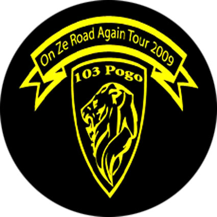 Badge 103 pogo - on ze road – réf. 074