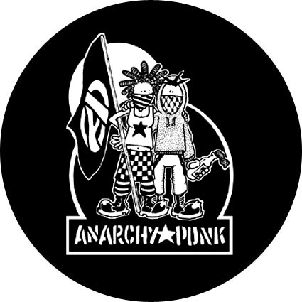 Badge Anarchy punk � r�f. 075