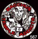 Badge Bacchus temple addicts