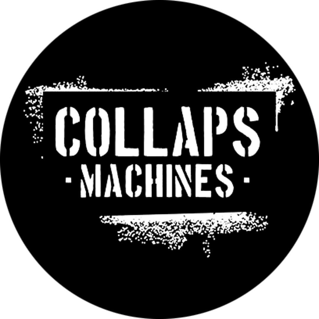 Badge Collaps machines - noir – réf. 104