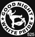 Badge good night white pride