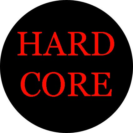 Badge Hardcore – réf. 093