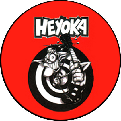 Badge Heyoka - guitariste � r�f. 003