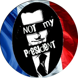 Badge Not my president � r�f. 065