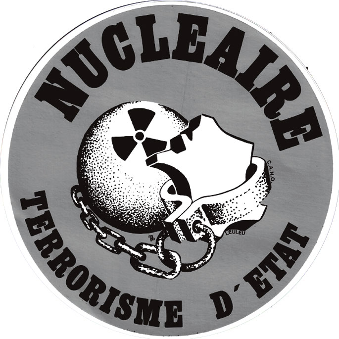 Badge Nucl�aire - terrorisme d'�tat � r�f. 053