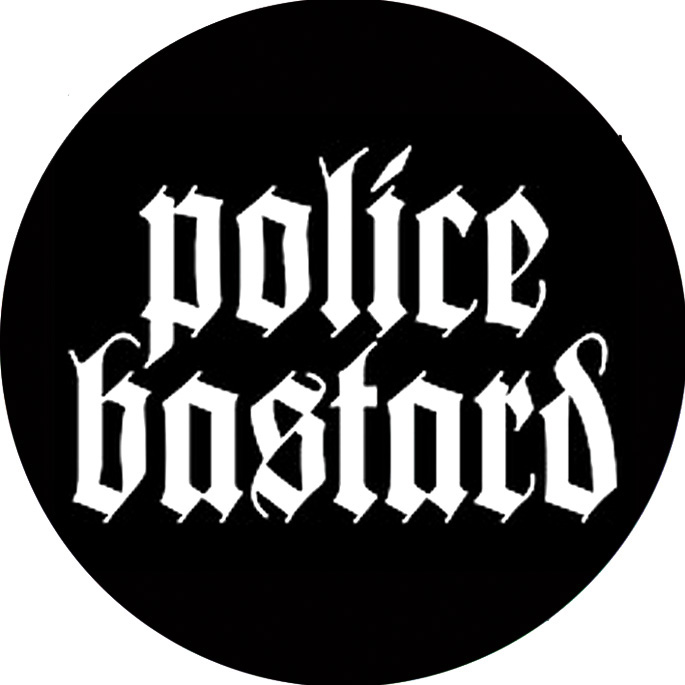 Badge Police bastard – réf. 052