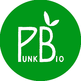 Badge Punk bio - vert � r�f. 105
