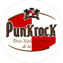 Badge Punkrock - kronenbourg � r�f. 012