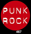 Badge Punkrock rouge