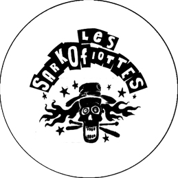 Badge Les Sarkofiottes - chapeau � r�f. 006