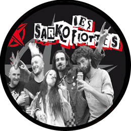 Badge Les Sarkofiottes - groupe - réf.  017