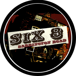 Badge Six 8 - Barrington road – réf. 011