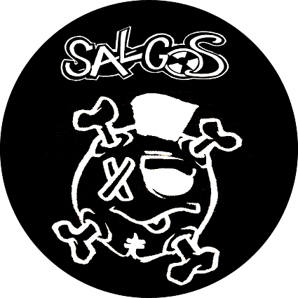 Badge Les Salgos - tête de mort – réf.  139