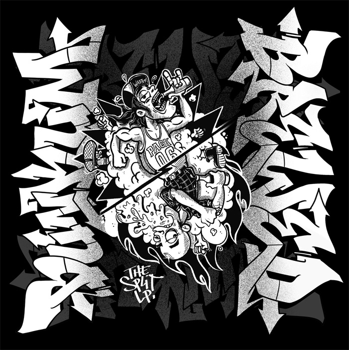 BUNKUM / BREWED "split" - LP