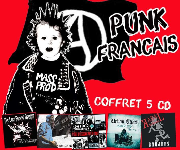PUNK FRANCAIS � COFFRET 5 CD
