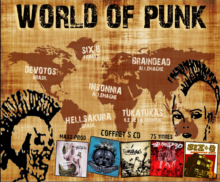 COFFRET 5 CD WORLD OF PUNK