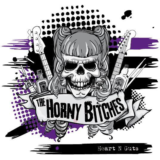 HORNY BITCHES « Heart'n'guts » CD