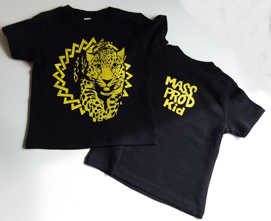 Leopard Mass Prod' ? Tshirt noir enfants