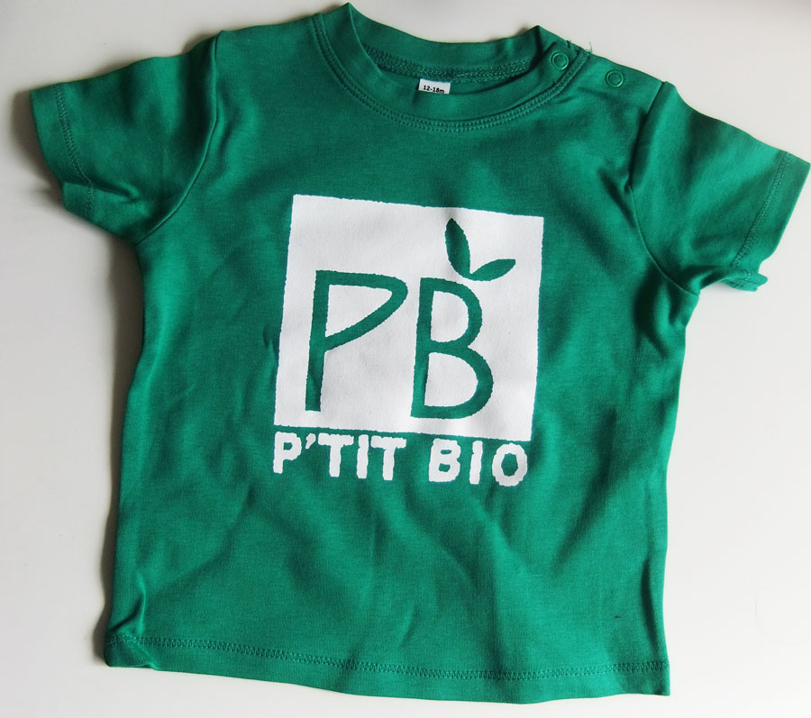 P'TIT BIO ? T-shirt vert
